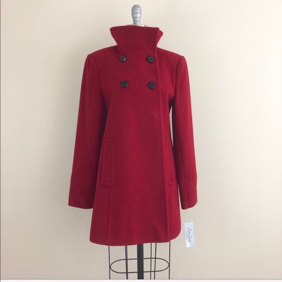 Larry Levine Double Breasted Pea Coat - Picture 2 of 5